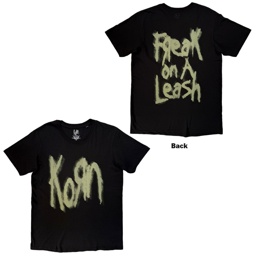 Korn - Freak On A Leash Heren Tshirt - Zwart
